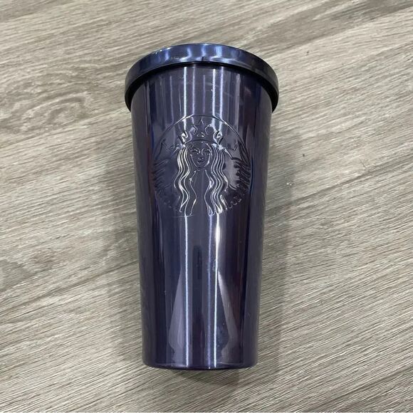Starbucks Metallic Purple Stainless Steel tumbler 16 fl oz - Picture 1 of 6